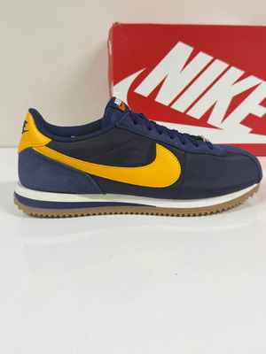 Nike Cortez new men's sneakers size 43 blue and yellow