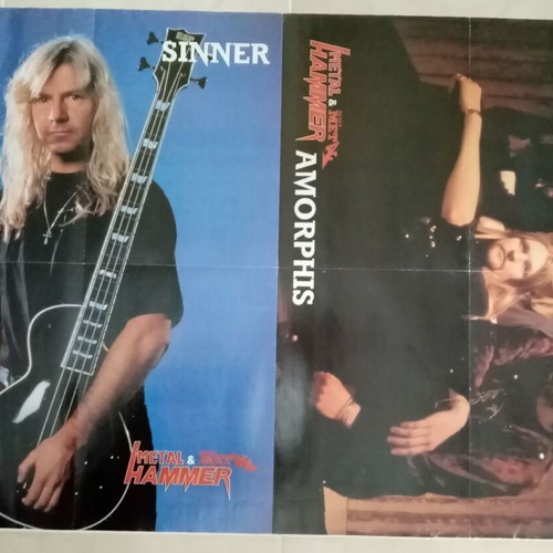 Metal Hammer Testament Sinner Amorphis poster