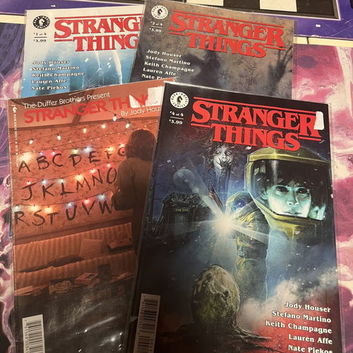 Stranger Things comic story set of 4, like new