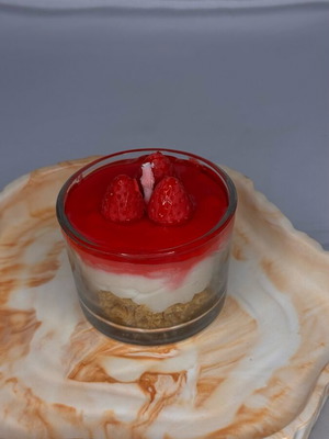 Κερί Strawberry Cream Dessert χειροποίητο, καινούργιο