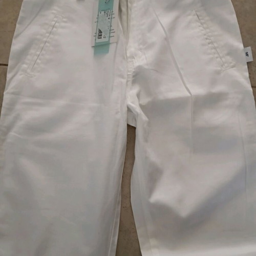 Matoufrance boys' pants new, size 152 cm, white