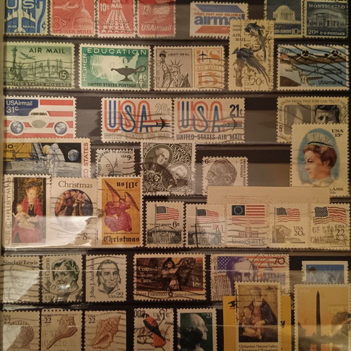 Lot of American stamps used