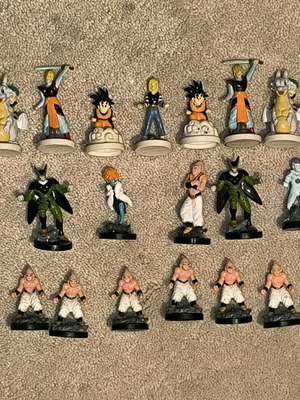Dragon Ball Z φιγούρες σκακιού μεταχειρισμένες, πακέτο 1989-1990 DeAgostini