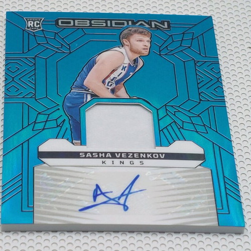 Obsidian Basketball Rookie Auto Sasha Vezenkov 16/16 with patch like new