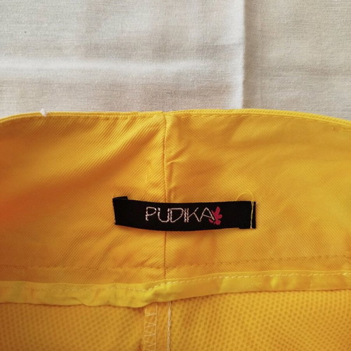 Women's summer pants like new, yellow, size S