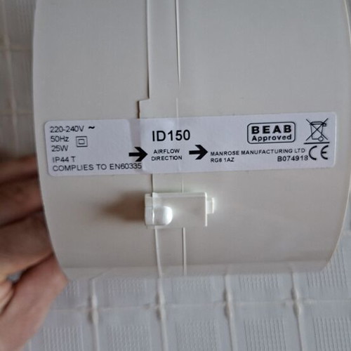 Manrose ID150 fan