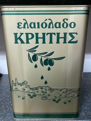 Έξτρα παρθένο ελαιόλαδο Χανίων Κρήτης 17lt καινούργιο