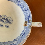 Φλυτζάνι με πιατάκι Hammersley blue willow αντίκα μεταχειρισμένο, Αγγλίας