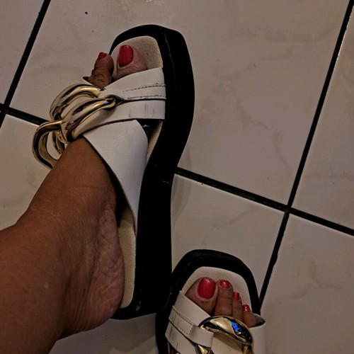 Leather summer shoes like new, white, size 36