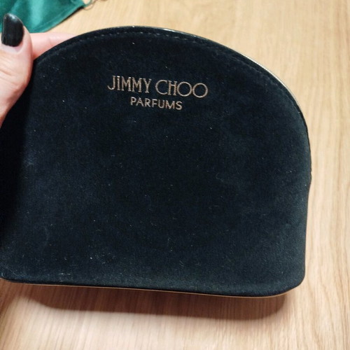 Jimmy Choo Parfums cosmetic bag new, black