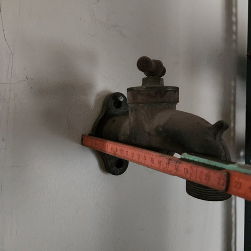 Vintage brass faucet refurbished