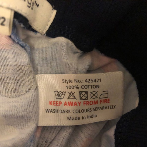 Pajama pants new, size XL, blue, 100% cotton