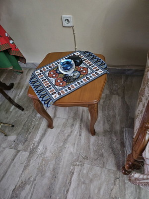 Living room furniture used, Louis style, walnut wood