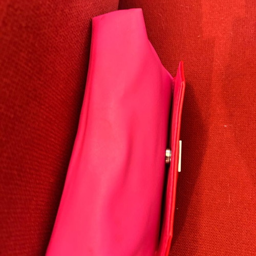 KIKO Milano two-tone cosmetic pouch like new, red and pink