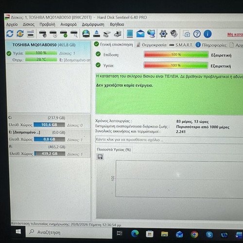 Toshiba 500GB 2.5 inch HDD