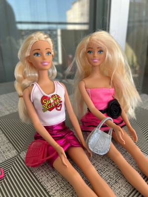 Barbie two very beautiful dolls like new