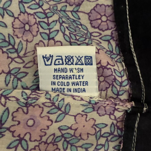 Fusion Indian cotton dress L, multicolor