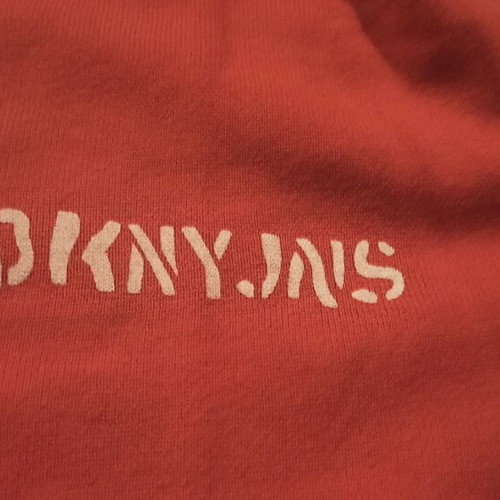 DKNY men's coral blouse large used