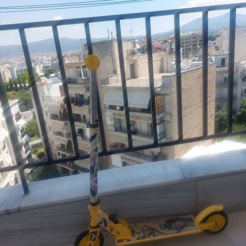 Yellow scooter used
