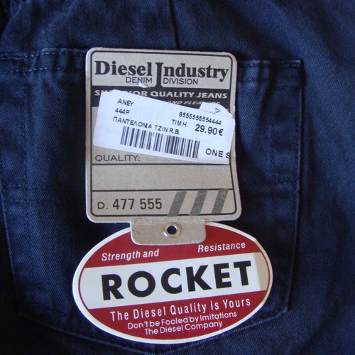 Diesel Rocket vintage jeans καινούργιο, μέγεθος W28, σκούρο μπλε