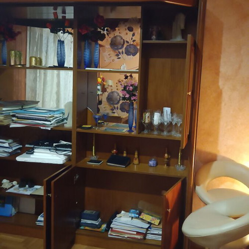 Living room unit used, can be used as bookshelf or office furniture
