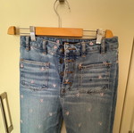 Maje blue denim pants like new