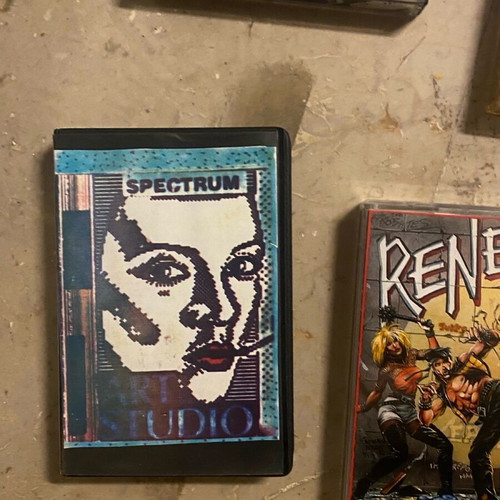 Collectible Zx Spectrum cassettes used, 80s