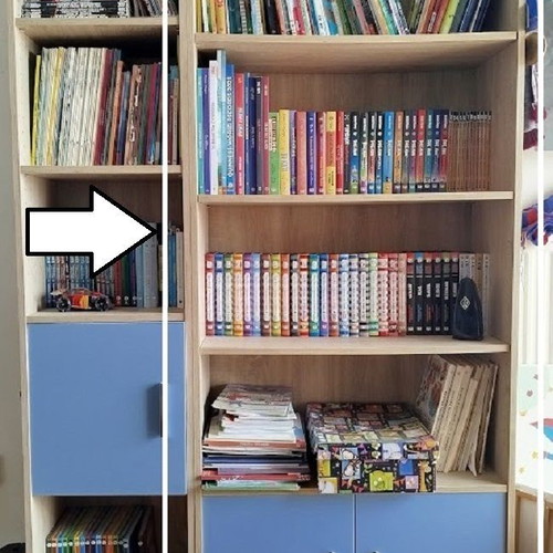 Children's bookshelf No12 by Tiniakos, modern design