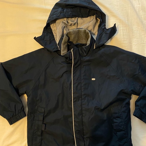 Lacoste kids jacket used, dark blue, size 8