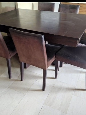 Dining set wenge used