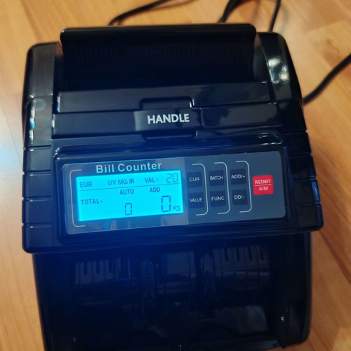 Bill Counter AL-1000 new with UV MG IR counterfeit detection