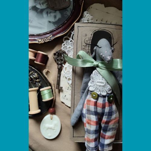 Cute Bunny Handmade Doll New