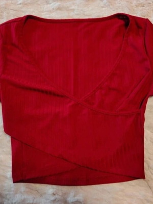 Women's Top Blouse new, red, size S