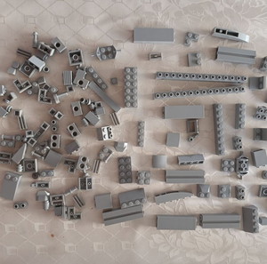 134 ΓΚΡΙ ΚΟΜΜΆΤΙΑ / ΤΟΥΒΛΆΚΙΑ LEGO ΣΕ ΆΡΙΣΤΗ ΚΑΤΑΣΤΑΣΗ