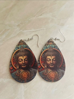 Zen earrings like new, multicolored