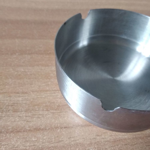 Metal ashtray used
