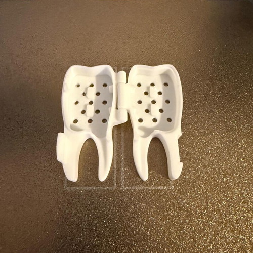 Toothbrush travel case new, tooth-shaped, pack of 4