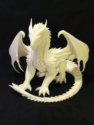 Dragon fantasy figure new, highly detailed 3D print