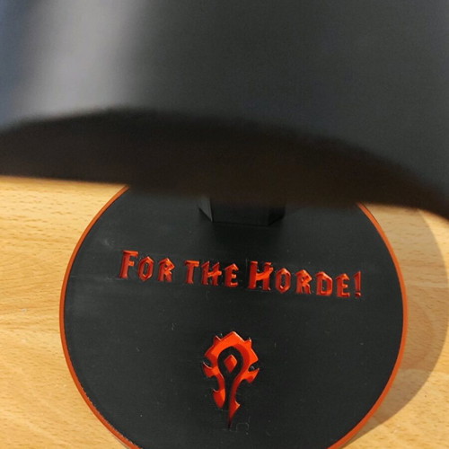 WoW headset stand - World of Warcraft - Horde, new