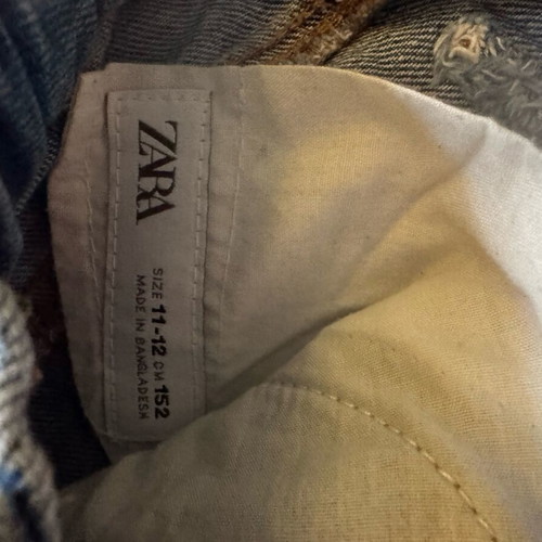 Zara kids' jeans with Stich used, size 11-12 years
