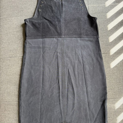 Gas suede dress like new, size L, blue