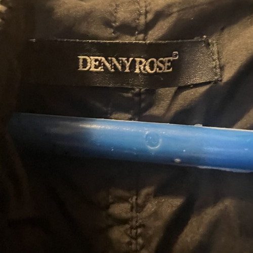 Denny Rose down jacket like new, black, reversible, medium-large