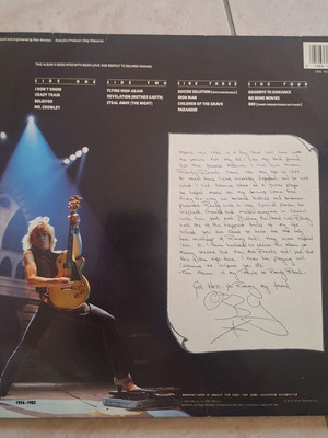 Ozzy Osbourne / Randy Rhoads Tribute 1987 Greek Press 2LP used, metal