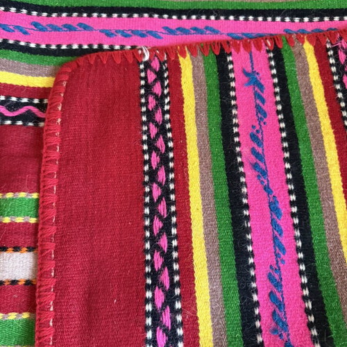 Handwoven loom textile like new, 1.70 x 2.30 m