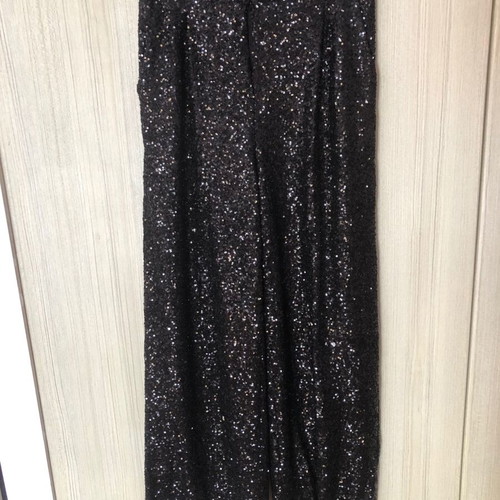 Sequin pants black like new, size large