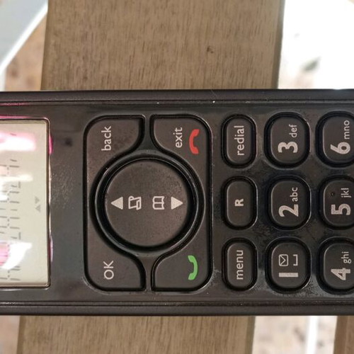 Philips wireless phone like new, black