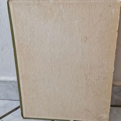 Portrait painting used, signed, without frame