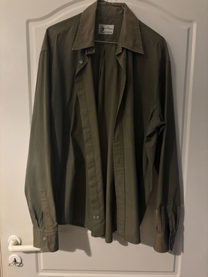 Sergio Tacchini Men's Overshirt Shirt Khaki XL like new