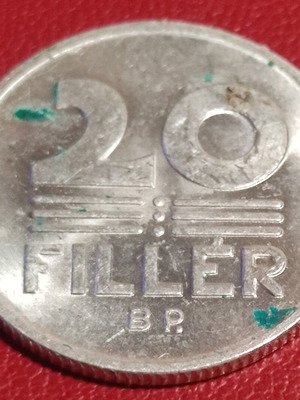 20 Fillér coin used from Hungary 1974