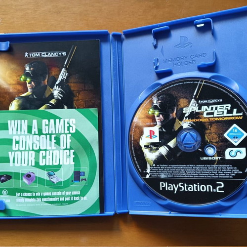 Tom Clancy's Splinter Cell Pandora Tomorrow PS2 παιχνίδι μεταχειρισμένο, σε καλή κατάσταση